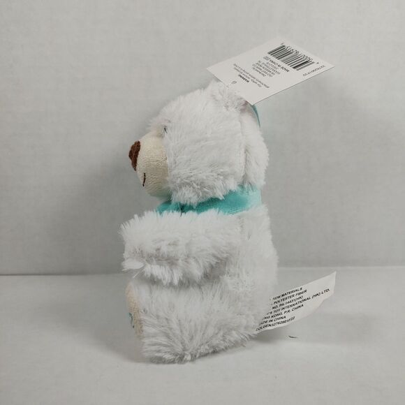 Lot of 3 Christmas Mini Plush Bears Multicolor Xmas Gift Santa Hat Bow Stocking - Picture 10 of 16